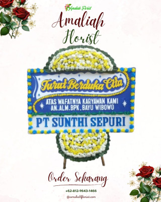 Papan Bunga Duka di Tanjung Sengkuang