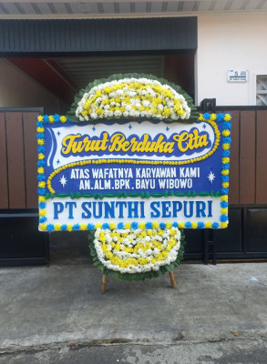 Papan Bunga Duka di Tanjung Sengkuang